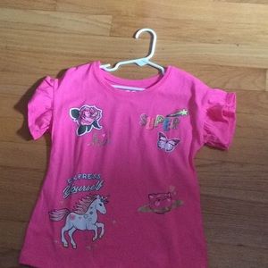 Pink unicorn shirt
